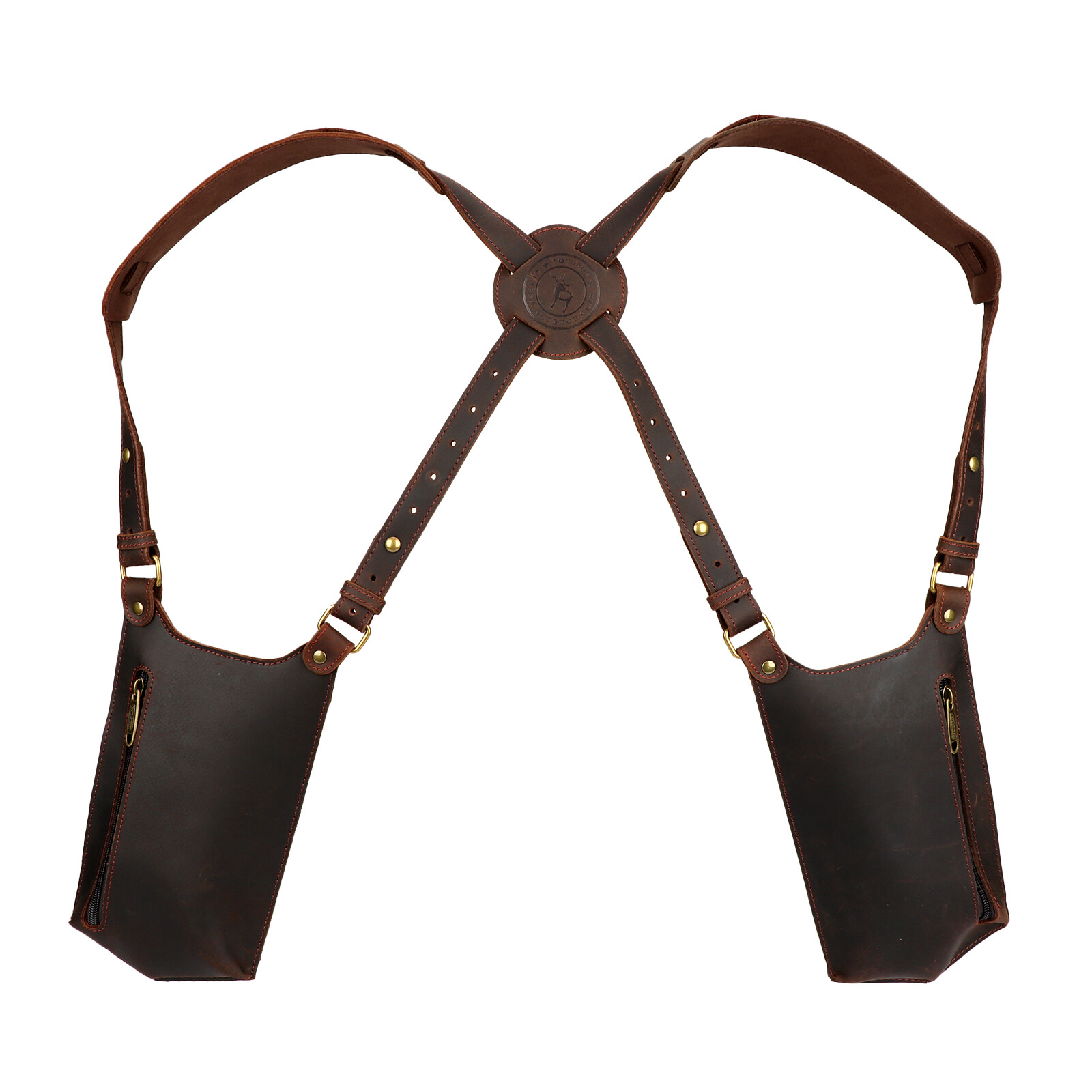 Tourbon Phone Carry Harness Chest Wear Tool Holder Pouch