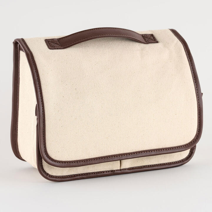 Hobonichi techo stappo Canvas White Ivory Brown Stand Storage Box Stationery
