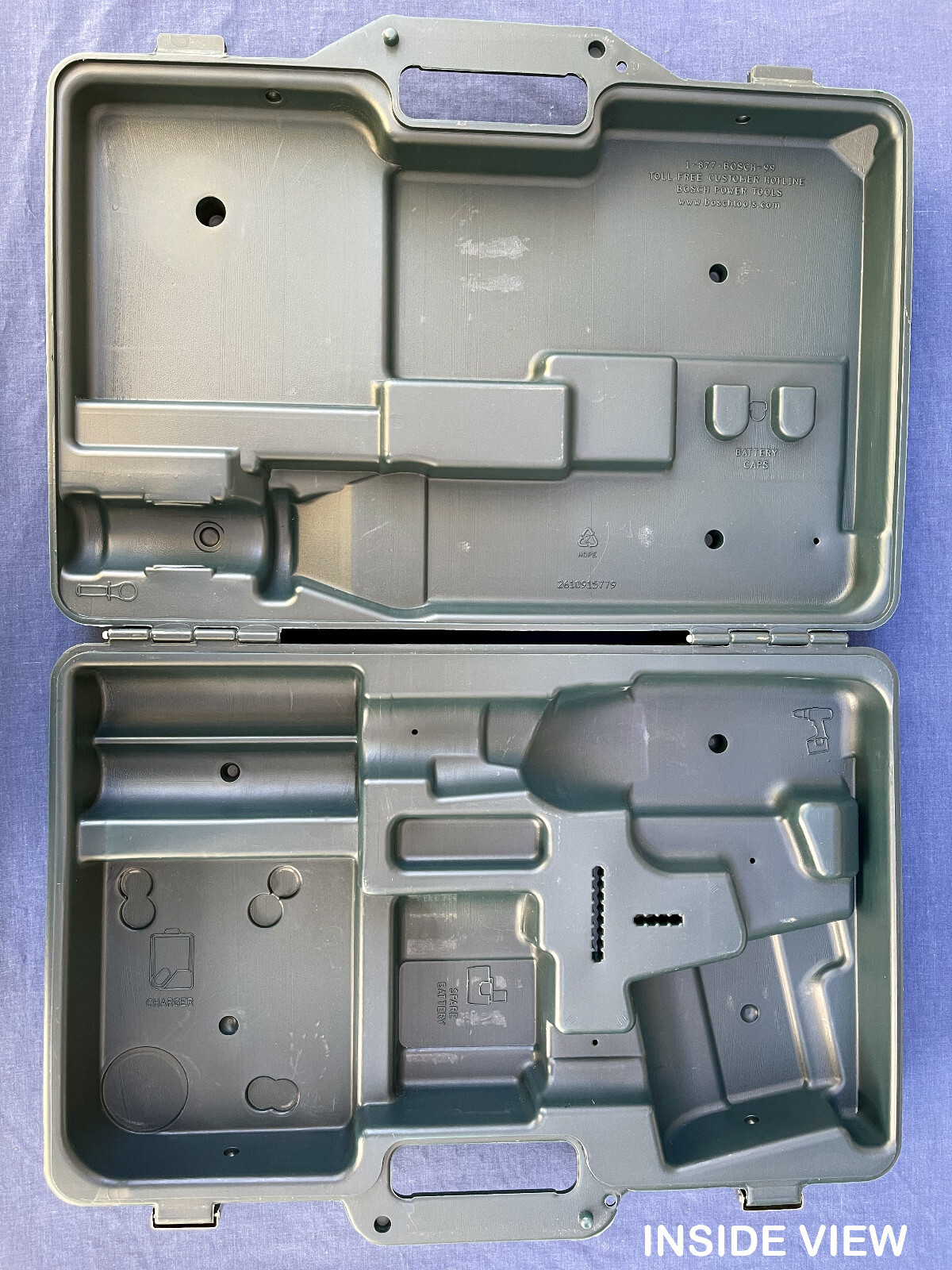 NOS ✅ GENUINE BOSCH TOOL CASE LARGE 20″ x 14″ OEM 2610915779 for BRUTE 18V DRILL
