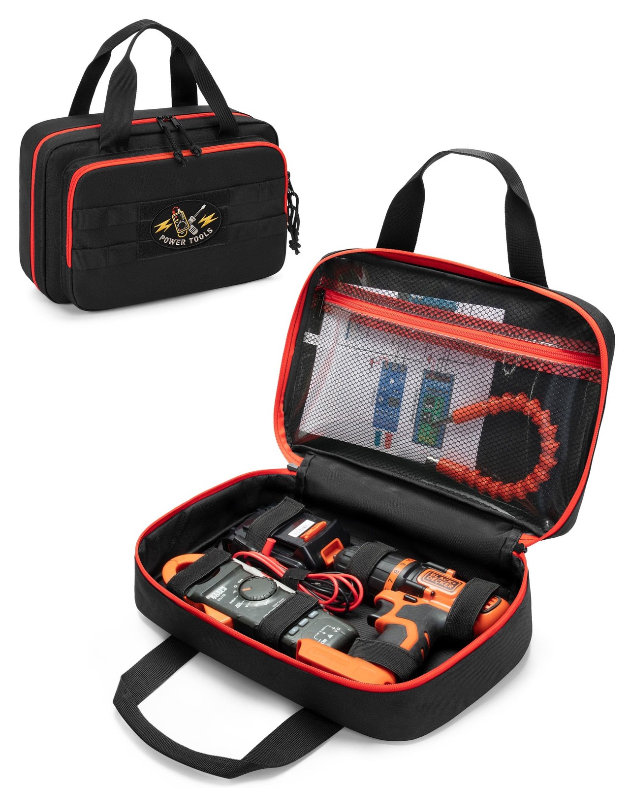 Tool Bag Compatible with Milwaukee M12 Impact Driver, Charger and Battery, Mu…