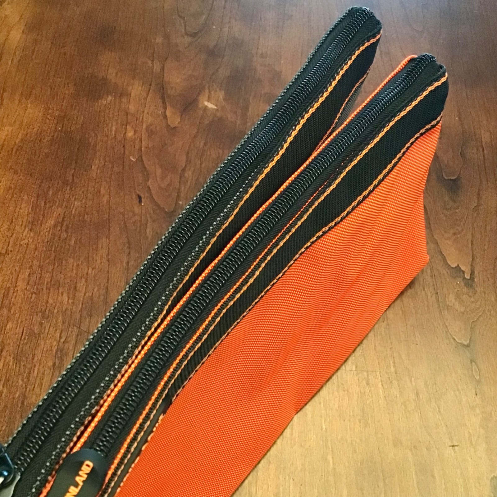 2 Welkinland Tool Zipper Pouches 12″W X 7″ Tall Waxed Canvas Heavy Duty