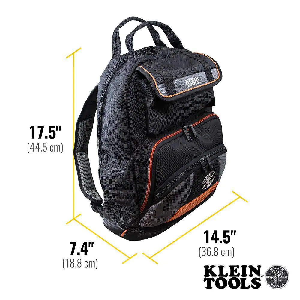 17.5″ Tool Gear Back Pack Tradesman Pro Job Site Contractor Bag Ballistic Fabric