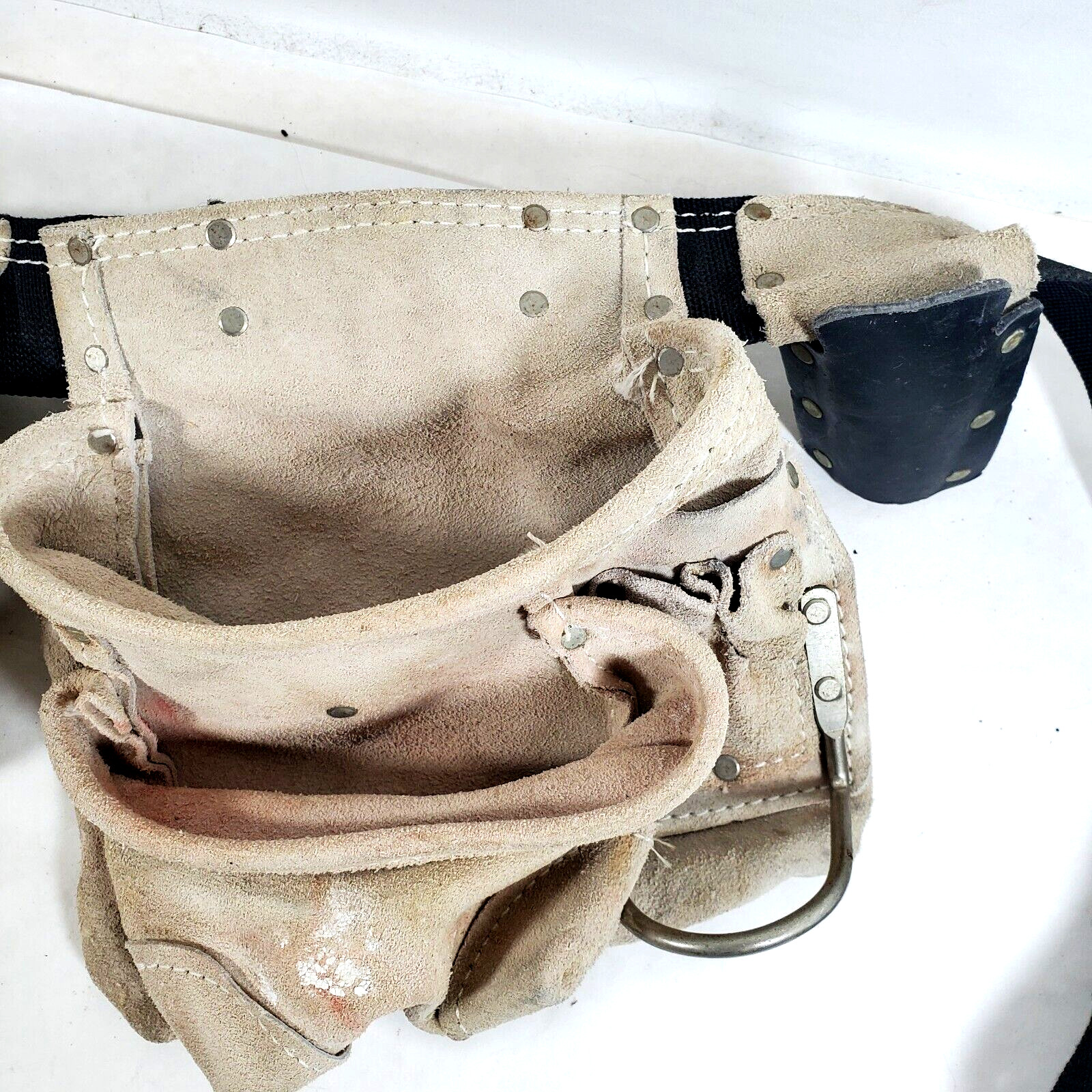 AWP Suede Leather Tool Belt Tan Belted 54″ General Construction Apron 1LS-195