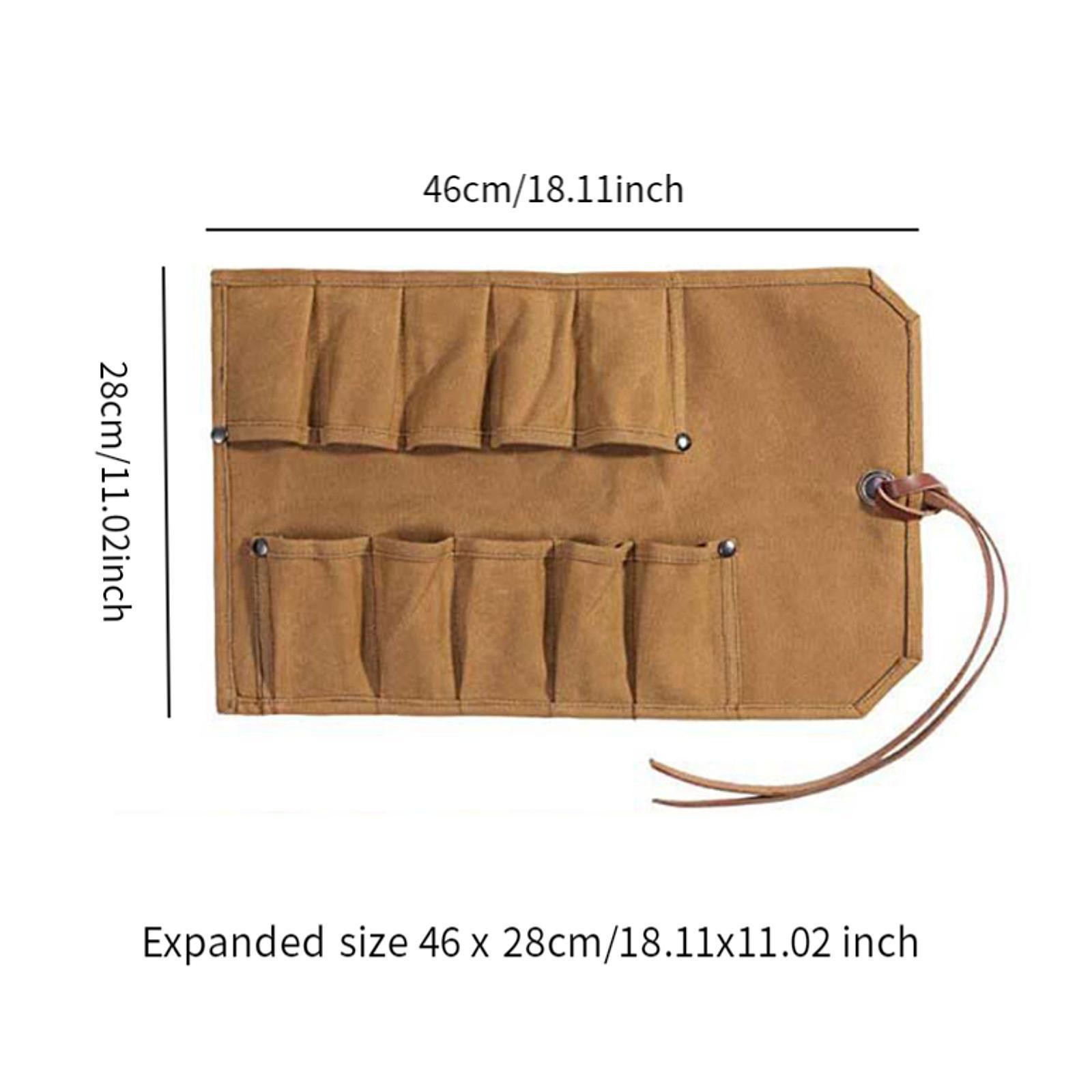 Roll-up Tool Bag, Practical Tool Bag for Maintenance of Craftsmen And Carpenters