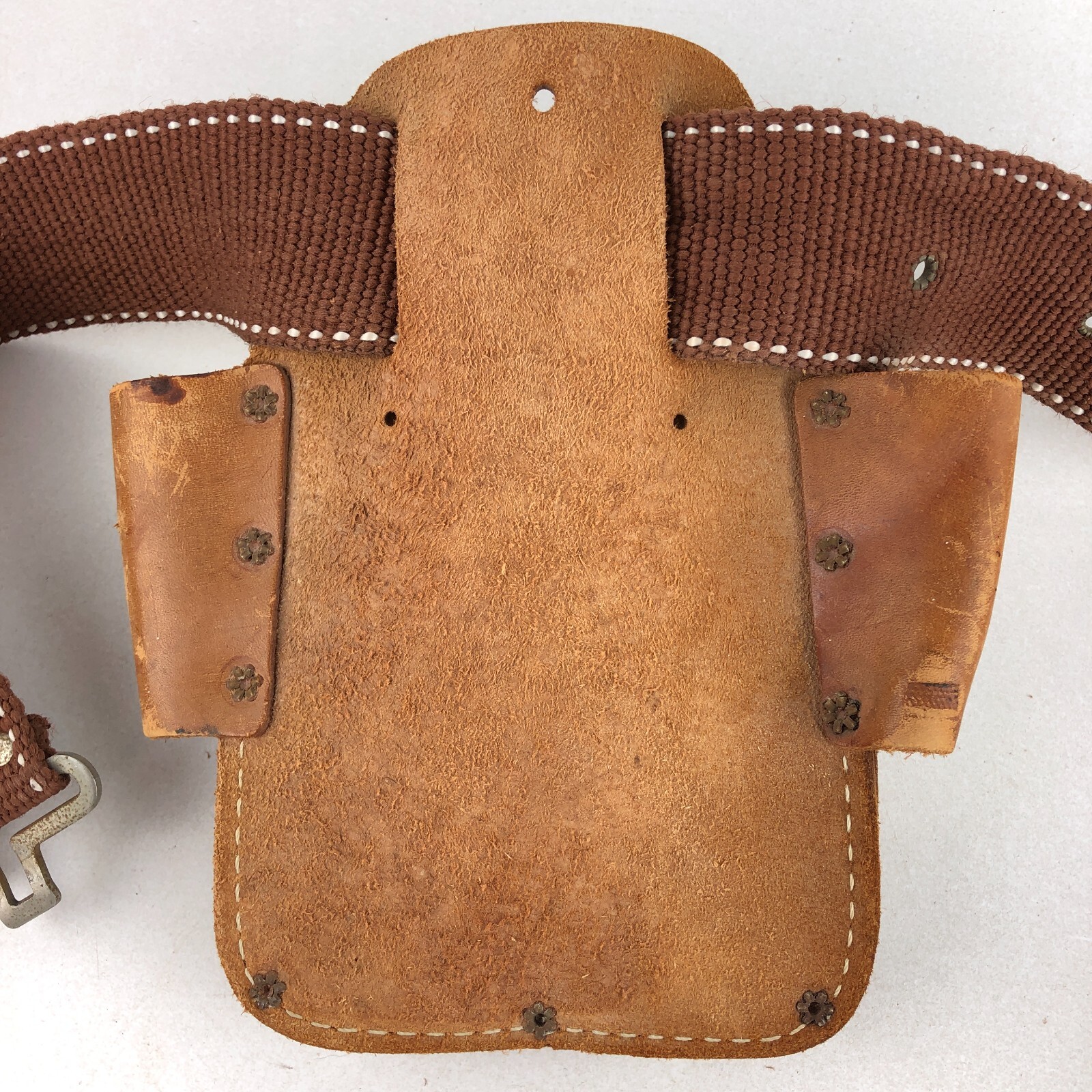 Action Leathercraft LP 403 Professional Tool Pouch With 4 Pockets & Belt USA