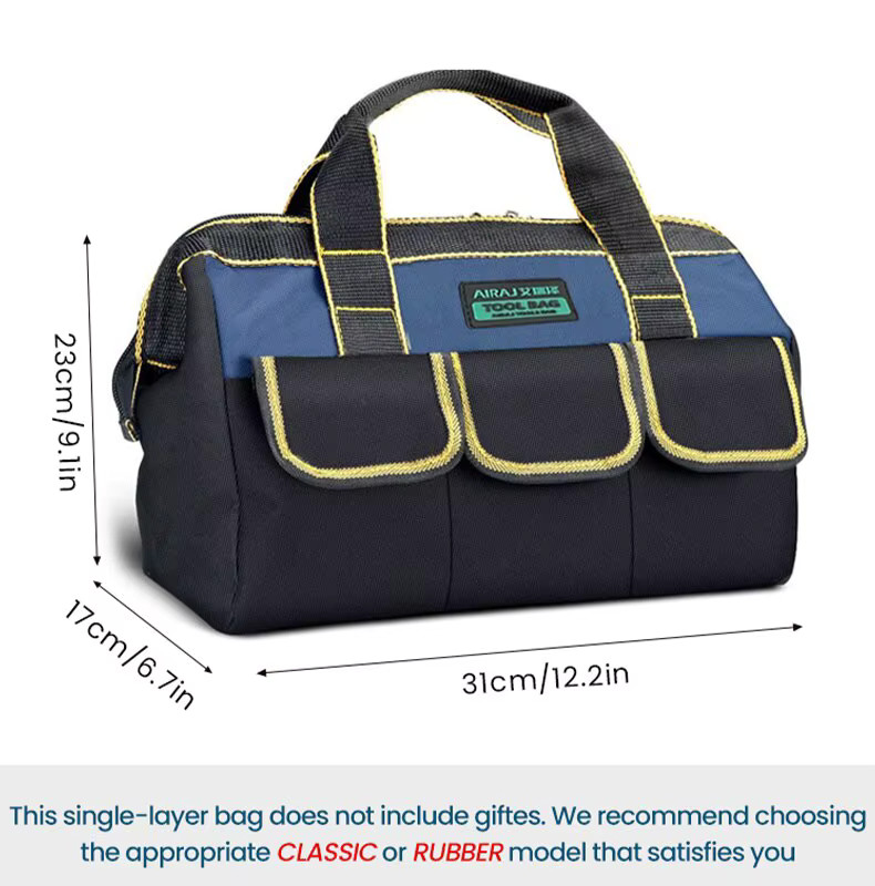 AIRAJ Multifunctional Tool Bags 1680D Oxford Cloth Electrician Wear-Resistant