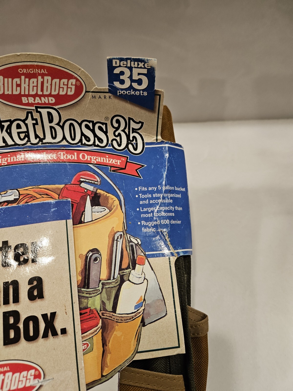 Bucket Boss Deluxe 35 Bag in Brown NEW 2H