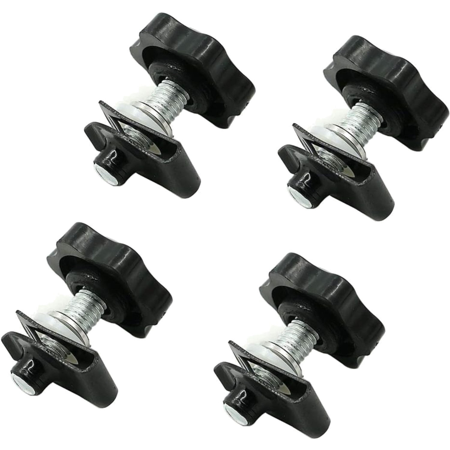 Black Hardbagger Security Theft Deterrent Saddlebag Locks Mounting Hardware F…