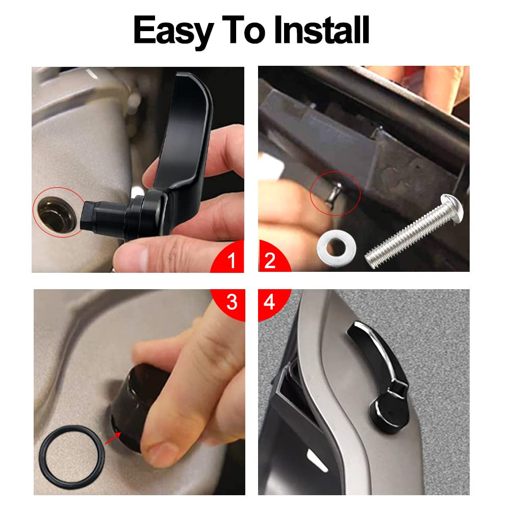 Saddle Bag Latch Lever – Saddle Bag Lid Lifters Aluminum Compatible With Harl…