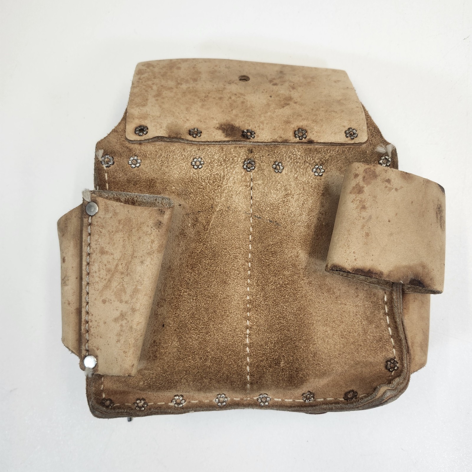Nicholas Work Gear 500 Top Grain Cowhide Tool Belt Carpenter Pouch Bag USA Made