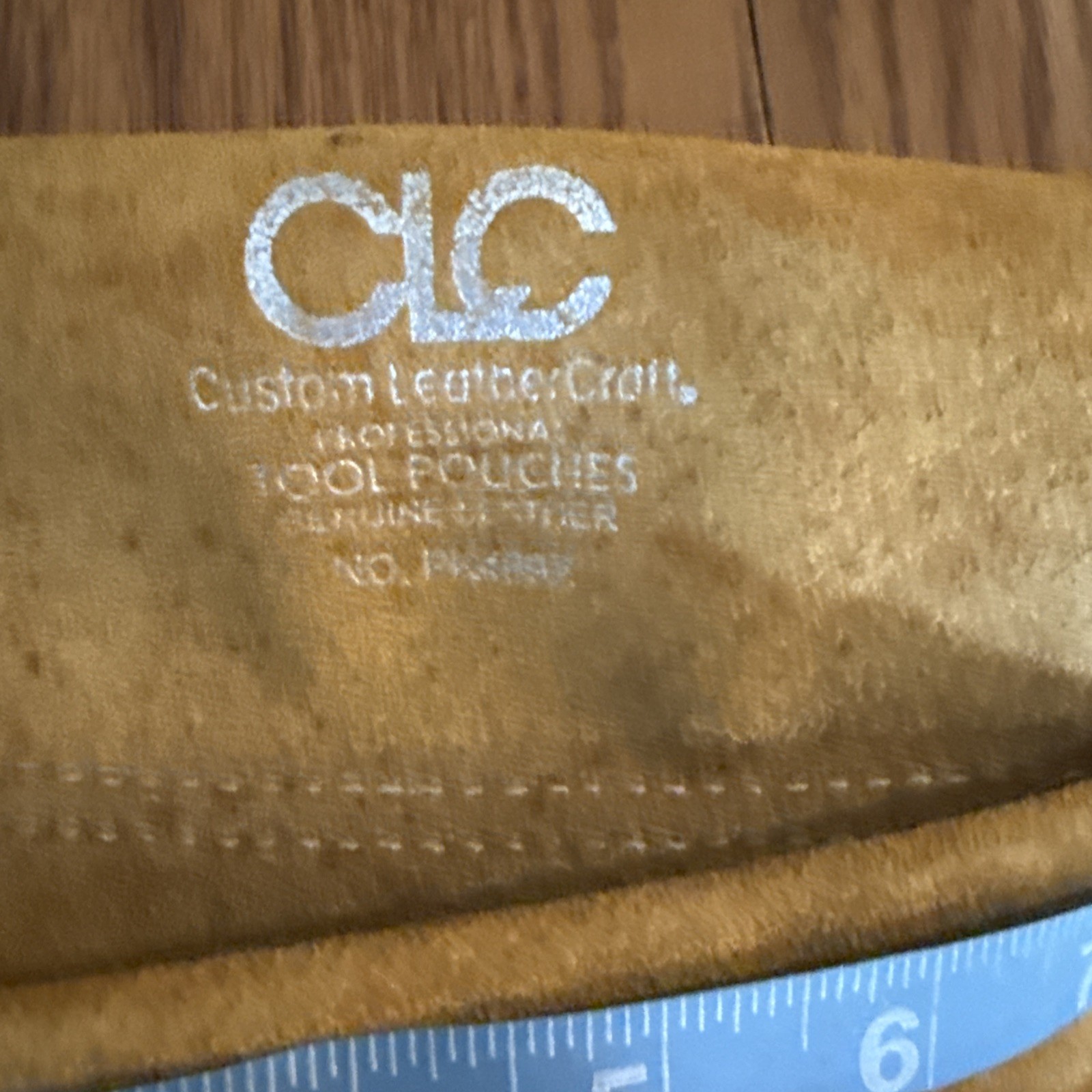 CLC Work Gear Suede Leather Tool Pouch with Belt Carpenter Electrician Holder