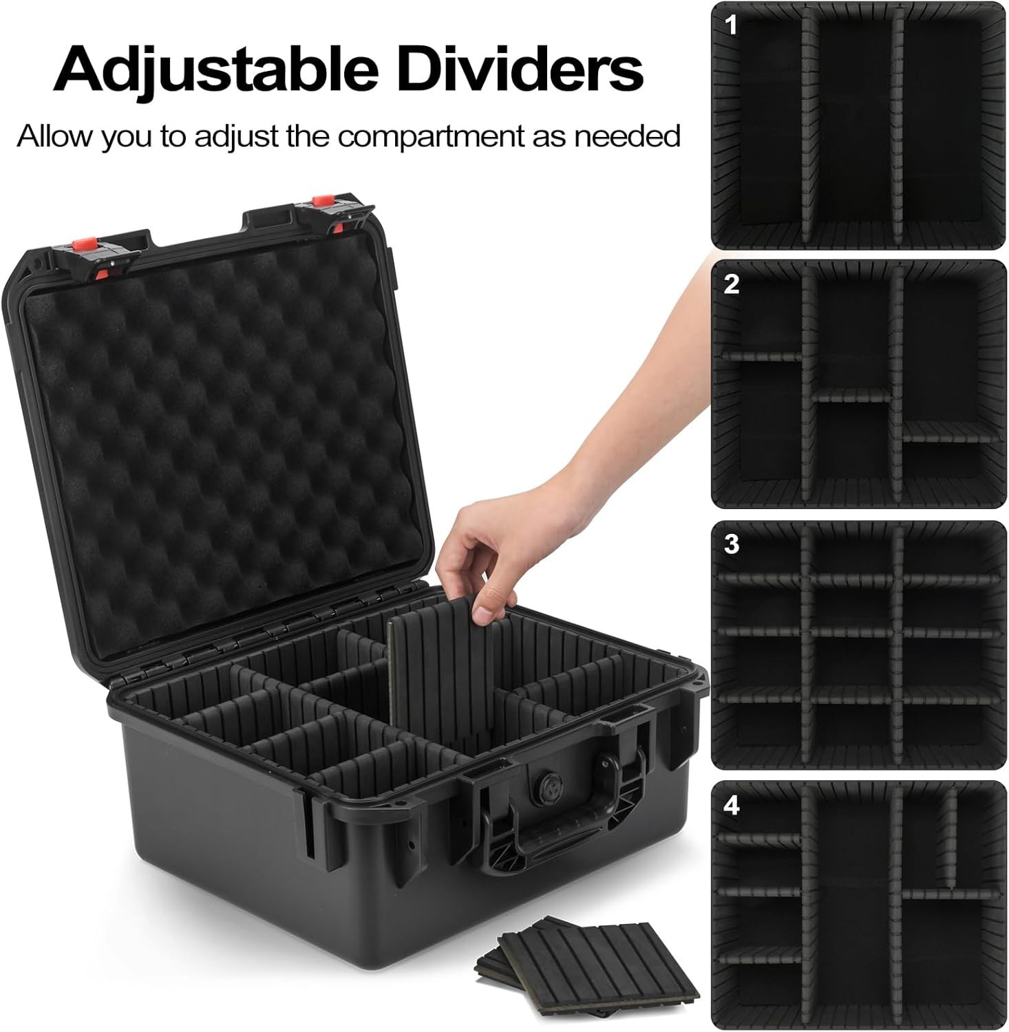 Waterproof Storage Case for Makita/ Dewalt/ Milwaukee M18 M12 Battery & Charger