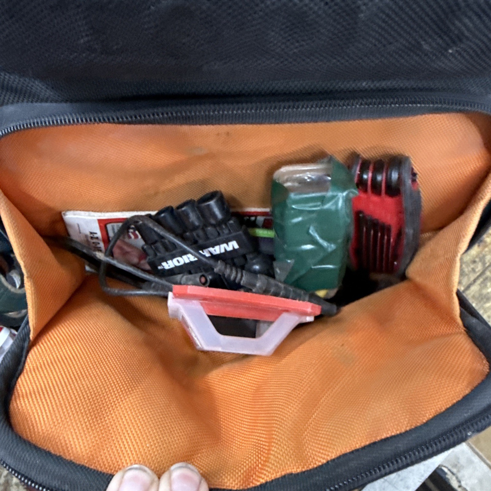 Klein Tools 55475 Tool Bag Backpack: 35 Pockets Tradesman Pro 17.5” + Tools Lot