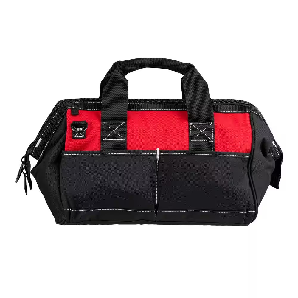 15 In. 8 Pocket Zippered Tool Bag