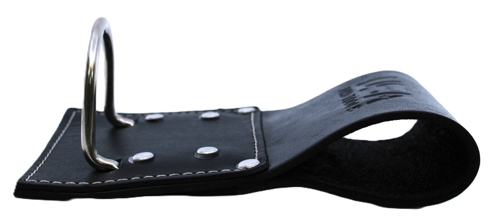 USA PRO TOOLS Grain Leather Hammer Holder – Heavy‑Duty Belt Loop with Rivets