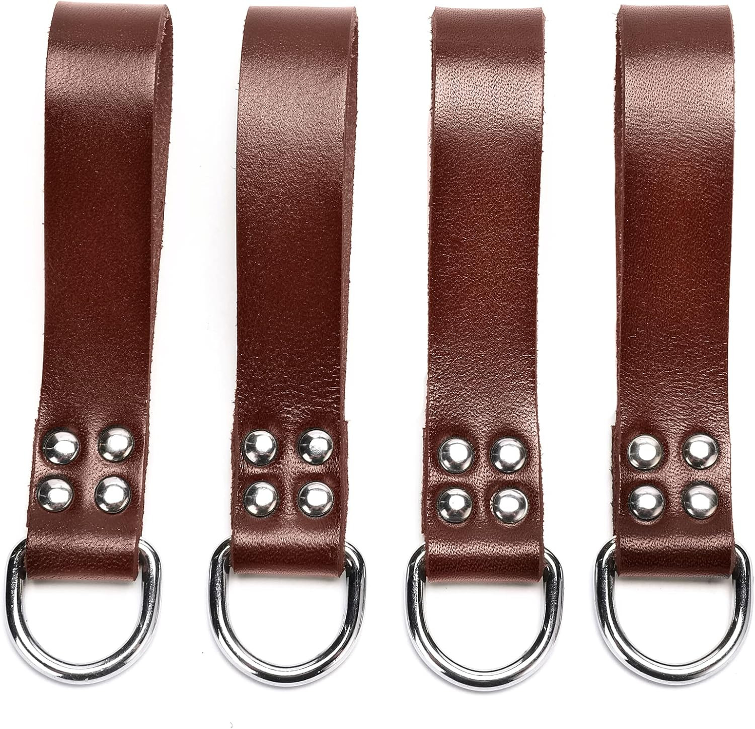 Leather Tool Belt Suspender Loops Heavy Duty Strap Connectors Accessories (Attac