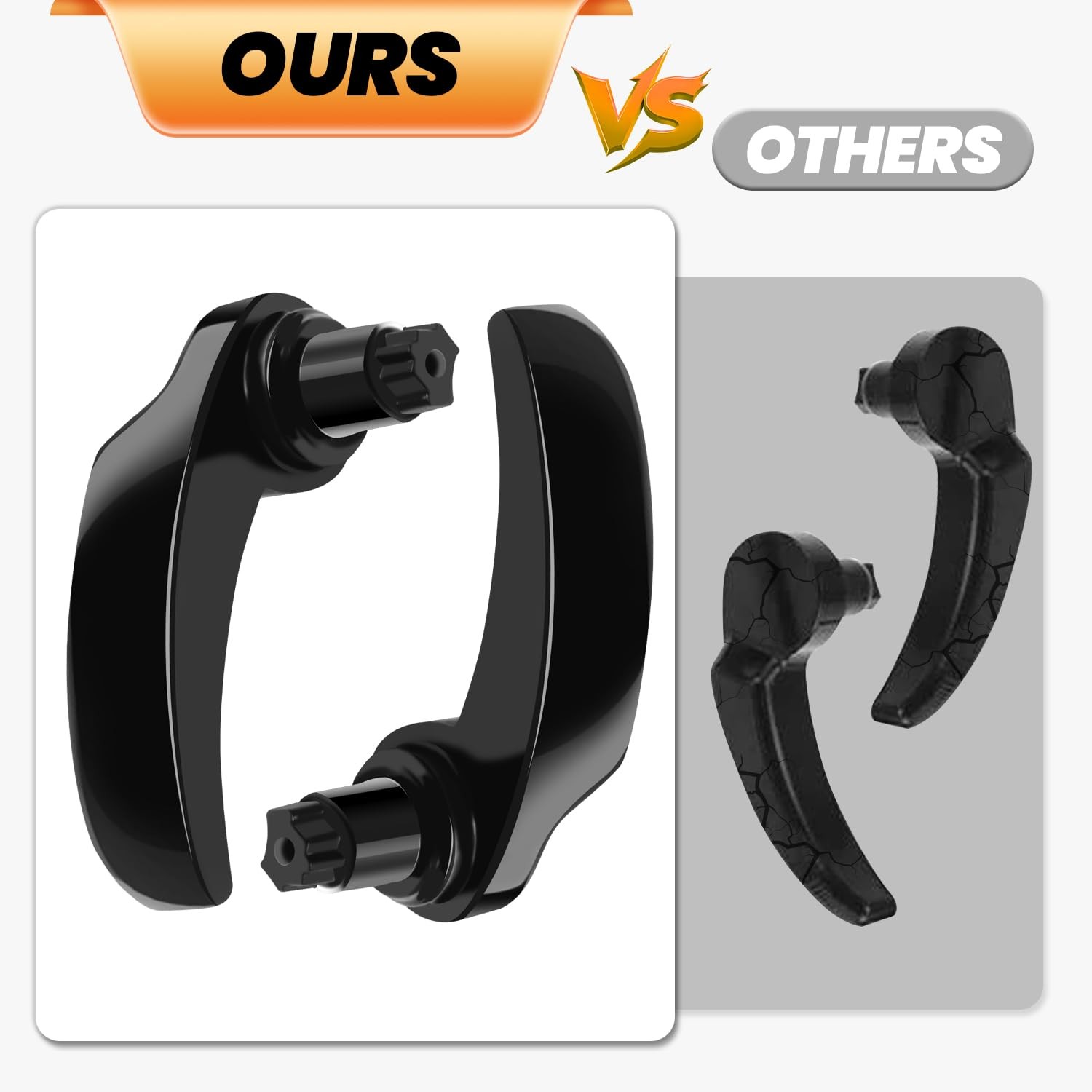 Saddlebag Latches, Stainless Steel Saddle Bag Lifter Compatible for Harley David