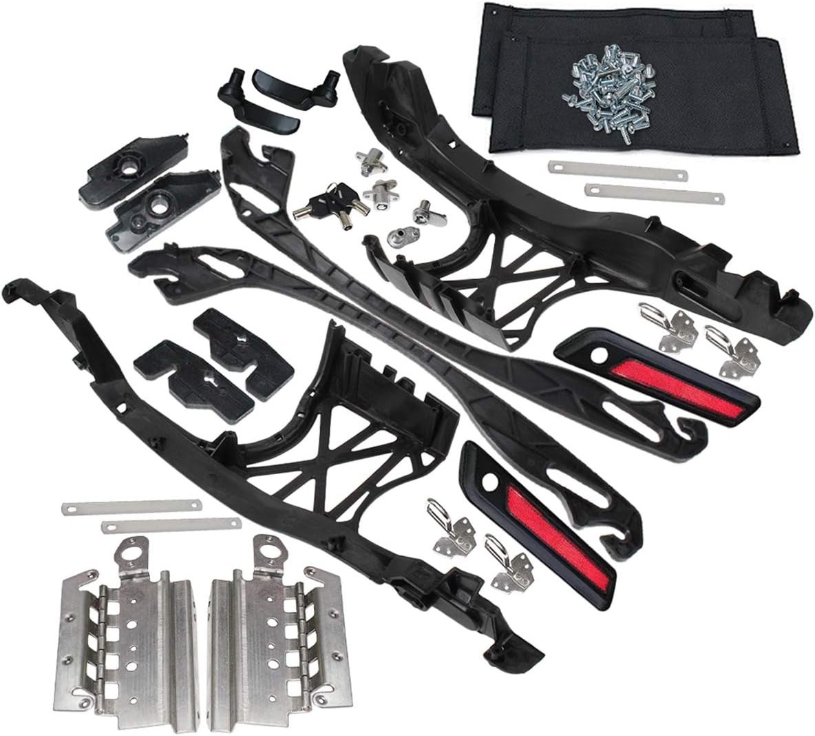 Saddlebag Hardware Kit Locks & Keys Saddlebag Hardware Latch Set Compatible w…