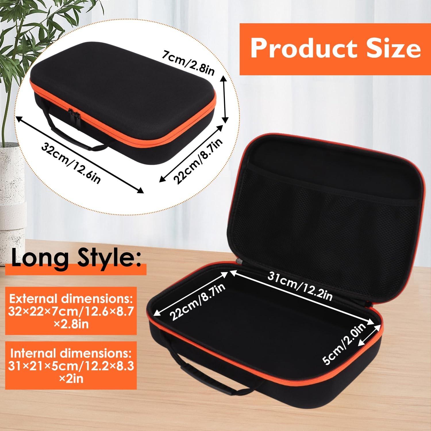 12.6×8.7in Drill Bag Oxford Cloth Tool Bag Portable Tool Storage Box with Han…
