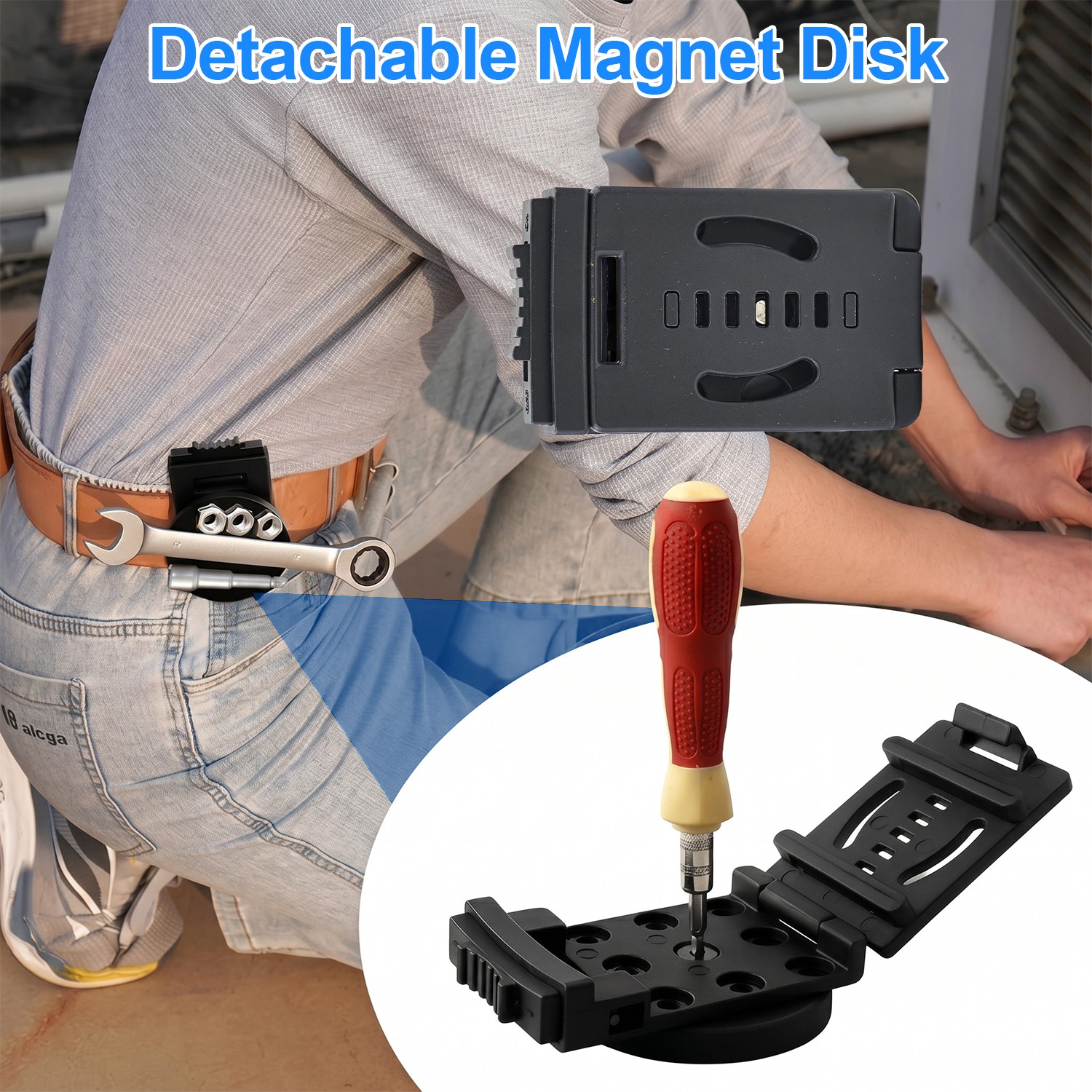 Magnetic Tool Belt Clip Heavy Duty Holster Strong Tool Holder for Tools- 2styles