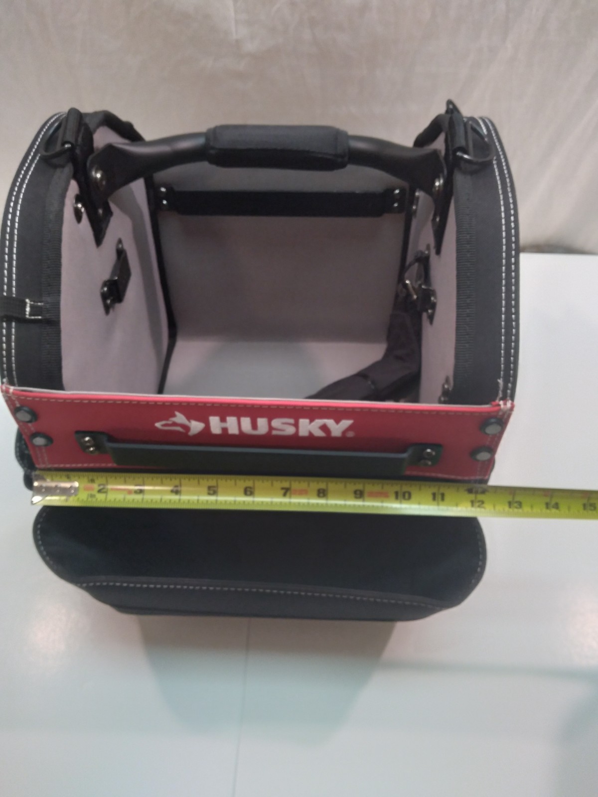 New Husky 12″ Tool Bag Electrician TOTE All Purpose Tote Cleaning Supply Holder
