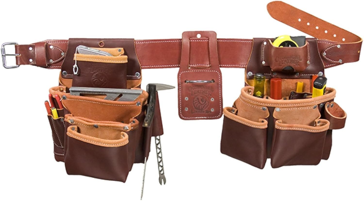 Top-Grain Leather Framer Set – X-Large with 23 Pockets for Professionals