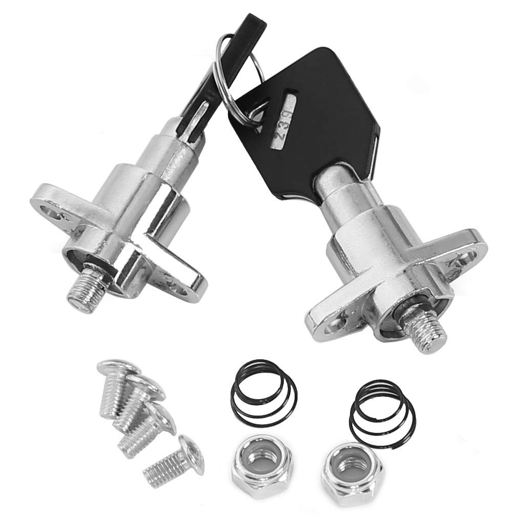 ECOTRIC Hard Saddlebag Hardware Latch Kit Compatible with 2014-2024 Harley To…