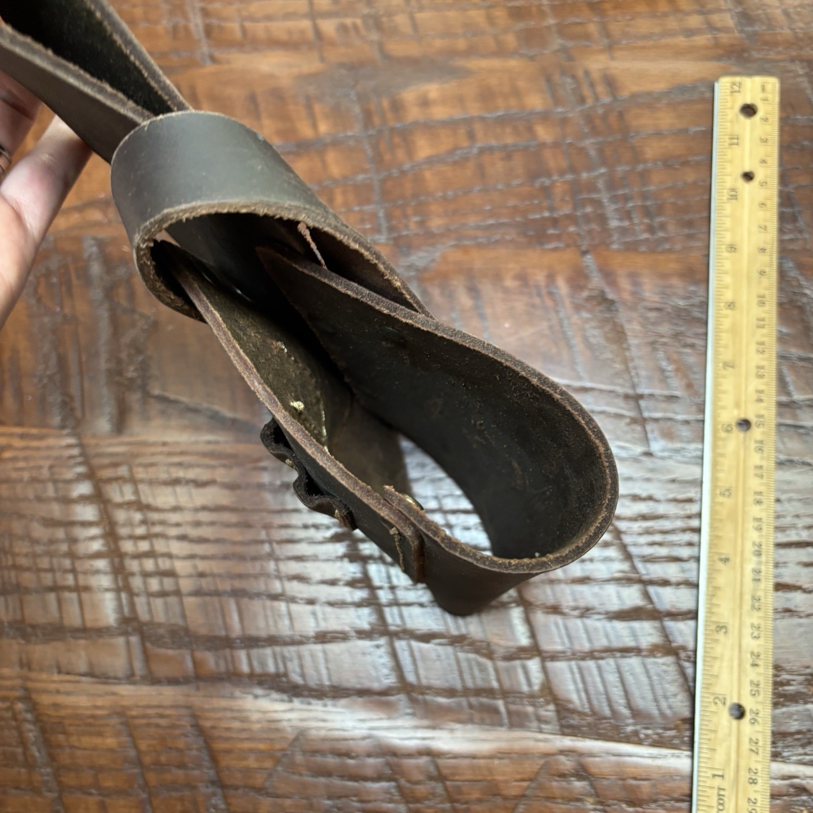 Craftsman #940528 Leather Power Tool Belt Drill Holster Pouch w bit holder slots