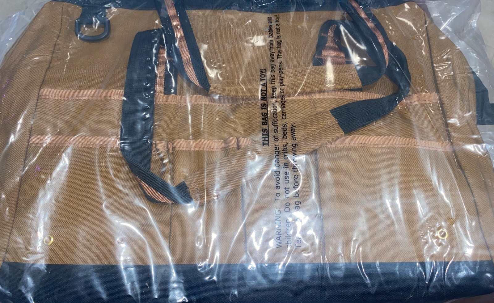 Canvas 26 Pocket Tool Bag Carrier w/ strap Electrician Mechanic Maintenance NWT