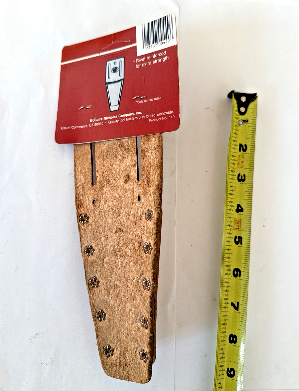 NOS Nicholas No.449 Top Grain Cowhide Knife Holder Made In USA