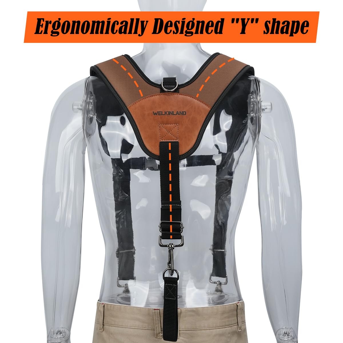 Heavy Duty Padded Tool Belt Suspenders RipStop Construction Adjustable Men