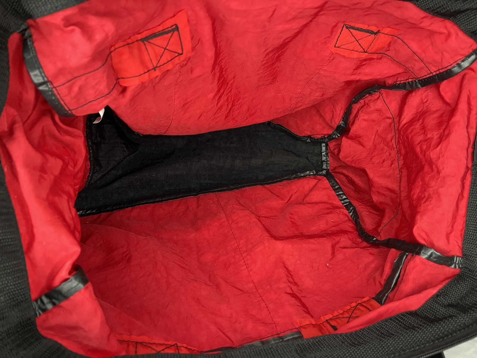 NGG Swiss Edition Tool Bag Top Wide Mouth Contractor Storage Tote Red