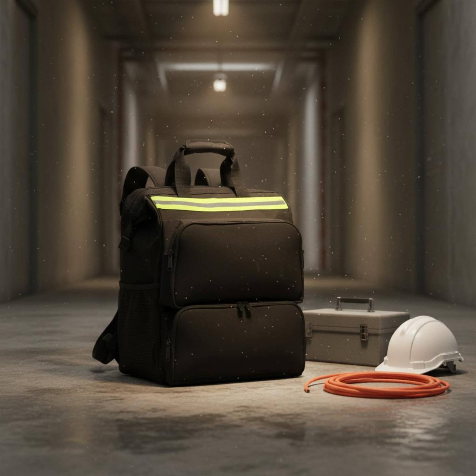 Canvas Repairman Tool Bag Wear-Resistant Heavy-Duty Tool Backpack Large