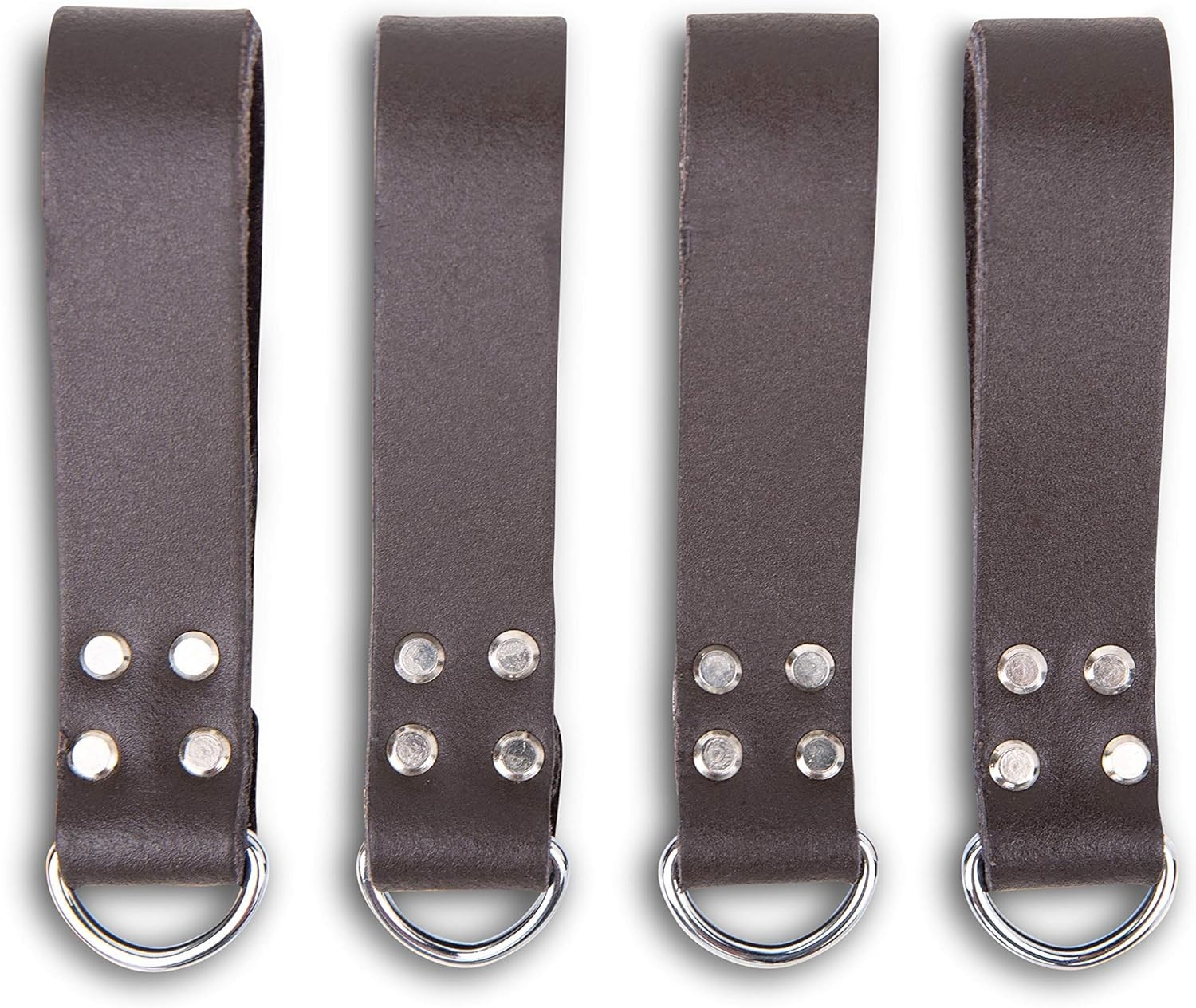 Heavy Duty Leather Tool Belt Connectors 4 Pack Suspender Loop Hooks Accessories