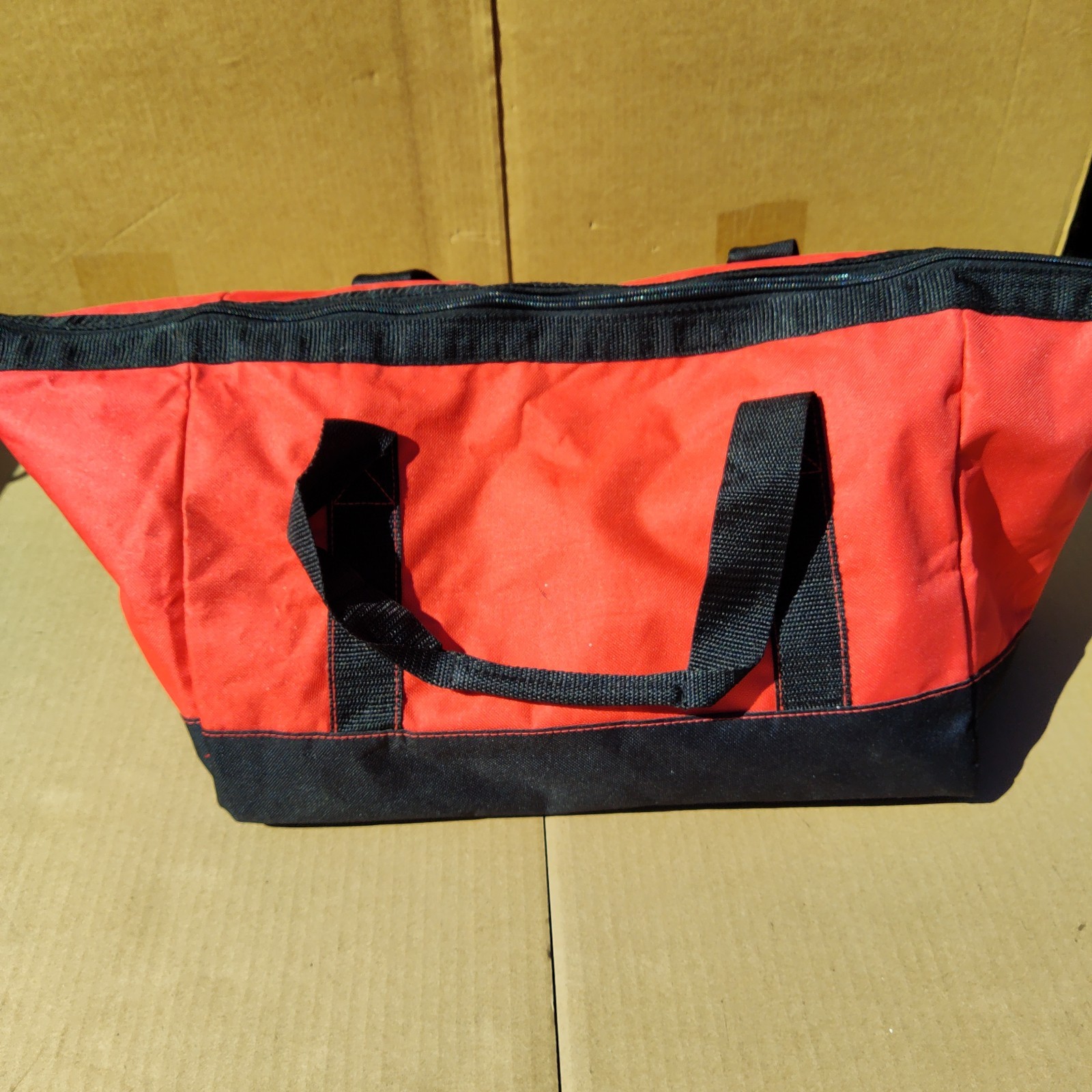 Craftsman 18” Red And Black Large Tool Bag With Handle