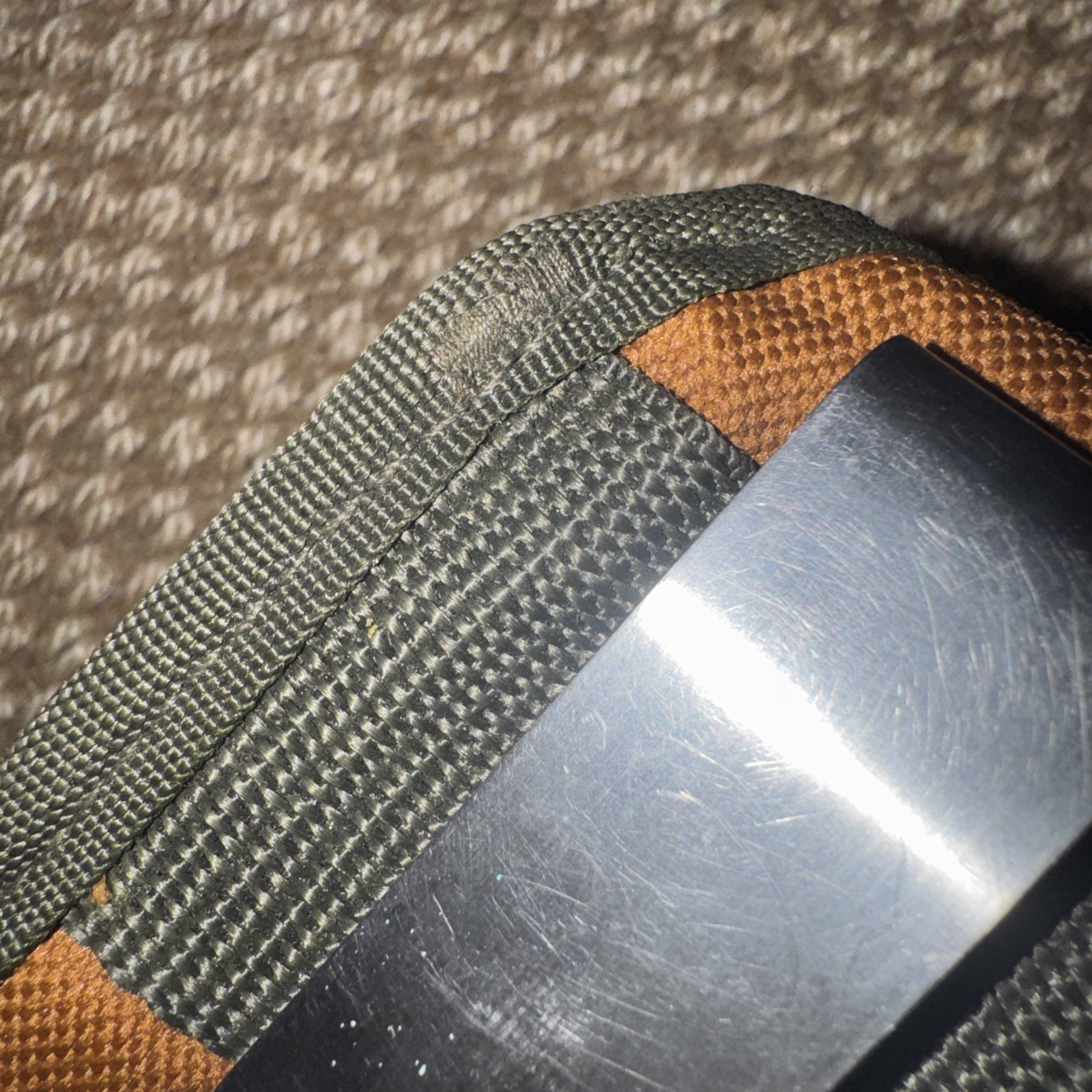 Rare HTF Bucket Boss Clip on Belt Tool Holder Cell Phone Holder Tough Canvas