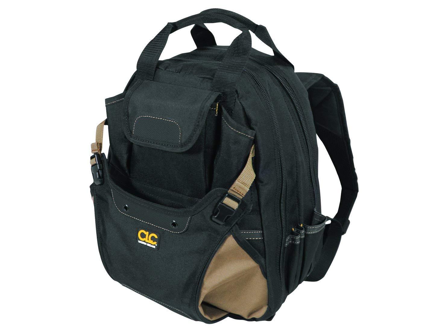 CLC Tech Gear Portable, 44 Pocket, Wear Resistant Carpenter Tool Carrying Case