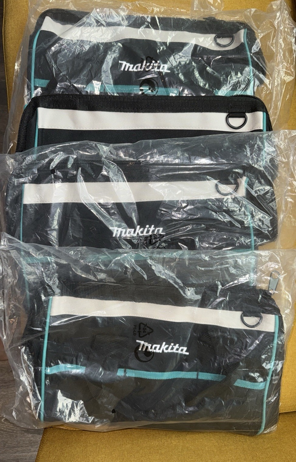 NEW (4) MAKITA XGT Contractor Tool Bag Storage 14” x 10” x 9”
