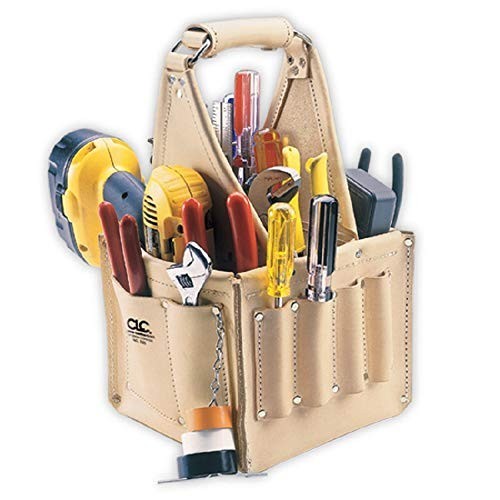CLC Custom Leathercraft Electrician Maintenance Tool Pouch 17 Pocket Tan