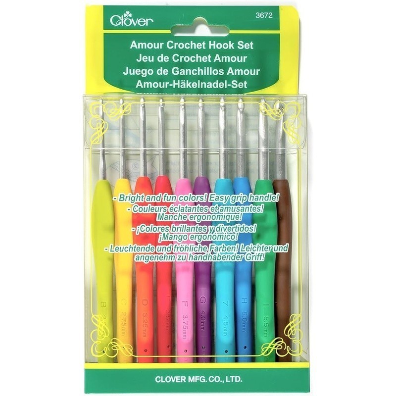 Multicolor Fabric Tool W/ Easy Grip Handles Optimal Hook Shape Great Gift Idea
