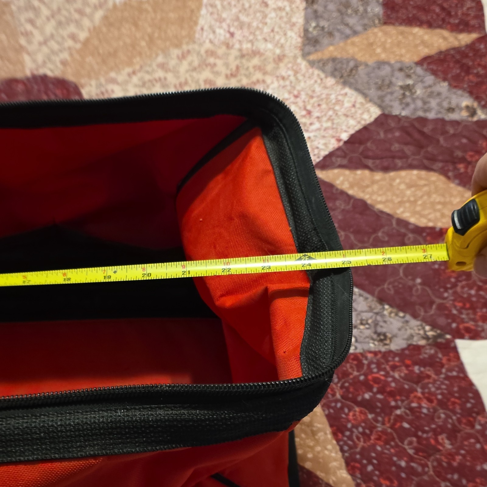 Milwaukee Red/Black Canvas Contractor Tool Bag 23 x 12 x 12