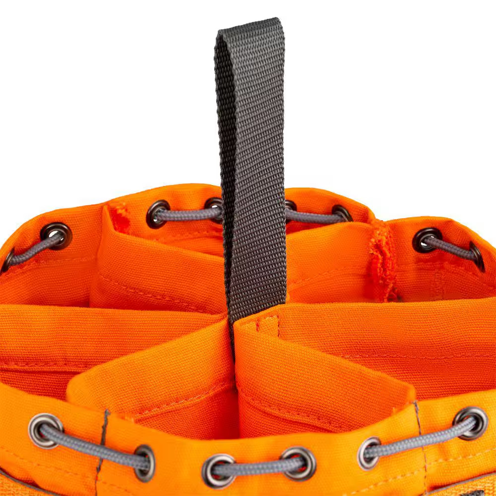 RIDGID 10 In. 19 Pocket Professional Grade Small Parts Organizer Tool Bag