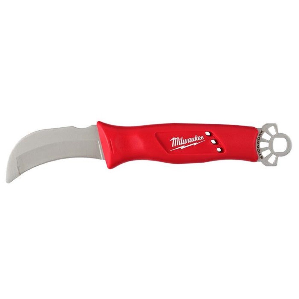 Milwaukee 48-22-1923 Linemans Blunt Tip Hawkbill Knife 3in1 Ring