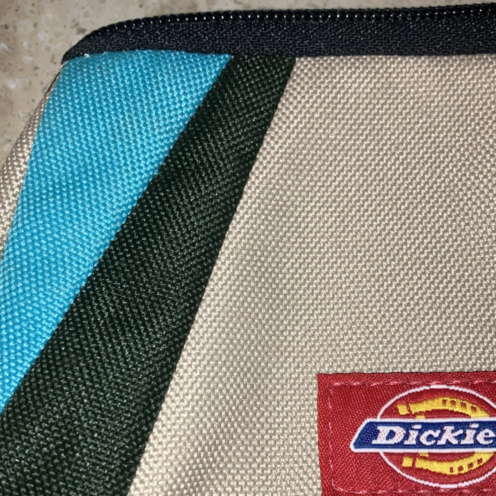 Dickies Workpacks Utility Bag Zipper Closure Pouch Beige/Blue/Black/Green