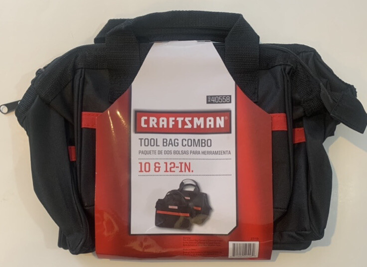 Craftsman 10″ and 12″ Tool Bag Combo Set – Part # 40558