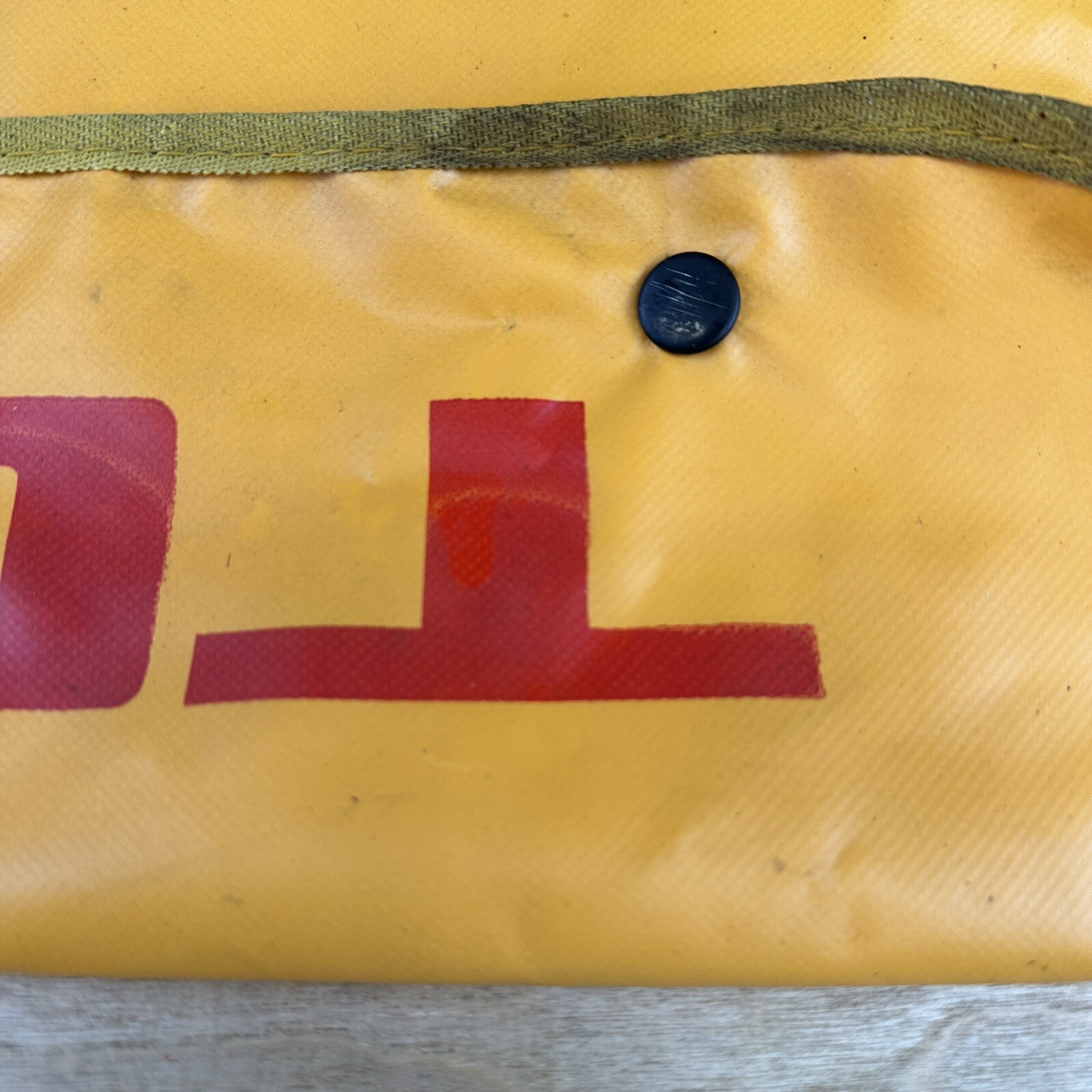 2 TCM Forklift Swag Tool Bag Pouches Snap Closure Red Logo Vintage 16” X 10” 🛻