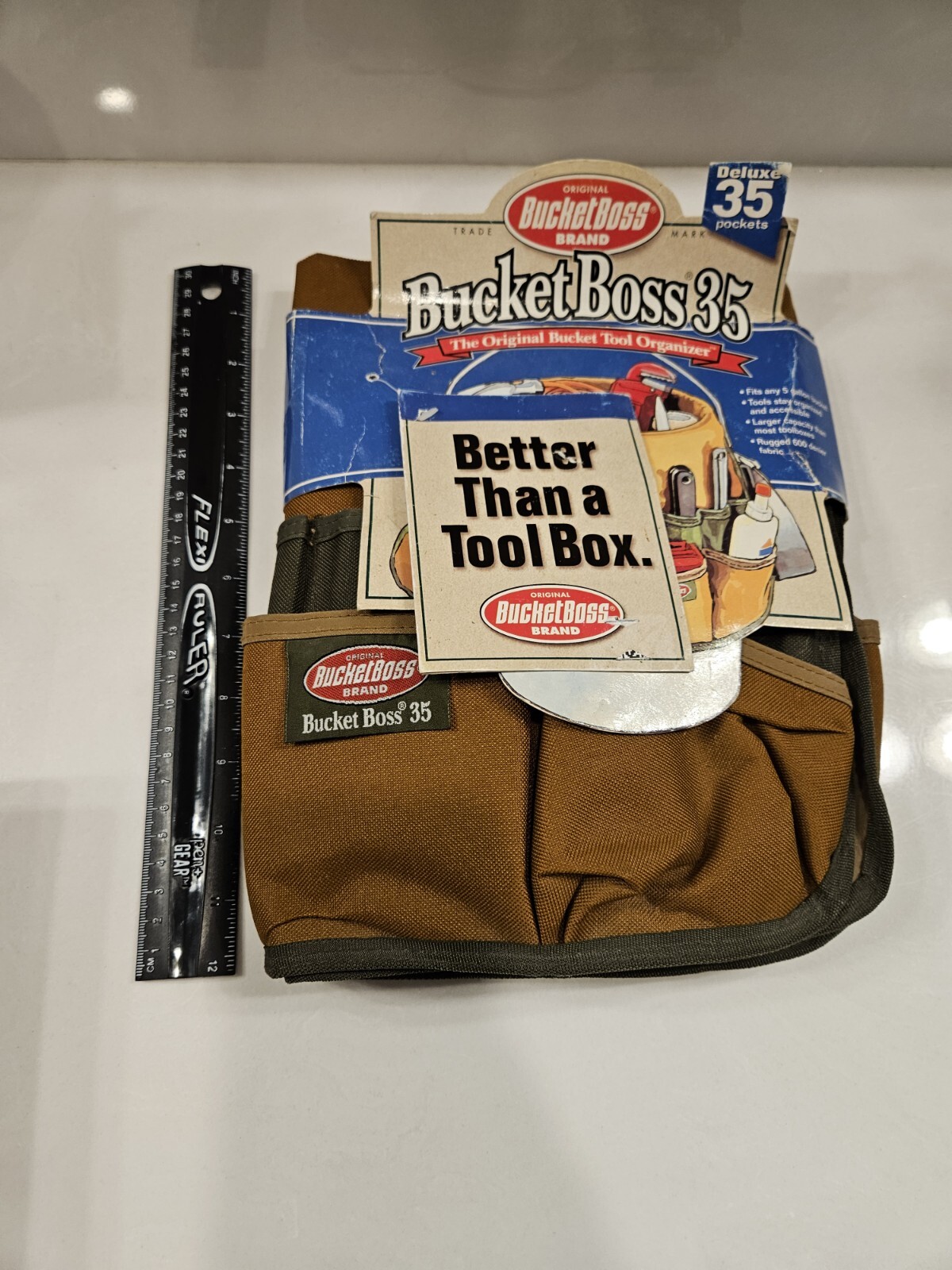 Bucket Boss Deluxe 35 Bag in Brown NEW 2H