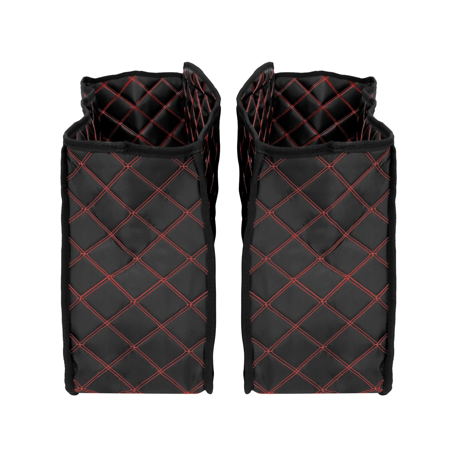 motosikleta Saddlebag Liners Carpet Insert with Red Stitching for Non-Stretch…