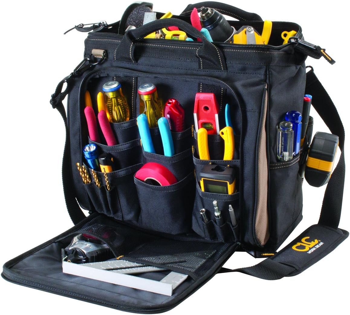Versatile 30-Pocket Tool Carrier – 13″ Multi-Compartment Organizer