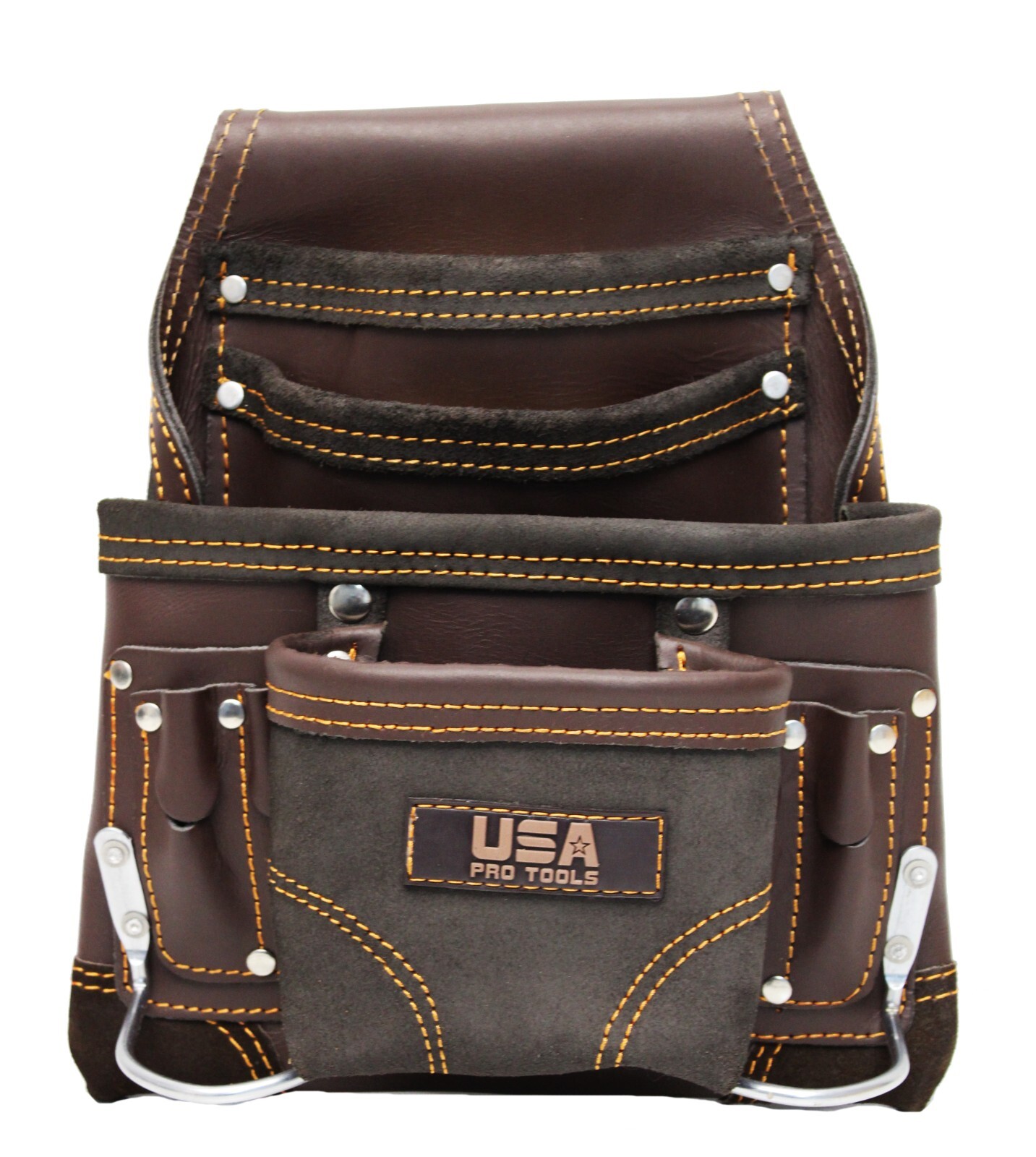 USA Pro Tools Tool Belt | Leather Tool Rig for Carpenters, Framers, Electricians